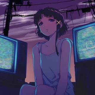 Serial Experiments Lain desktop wallpaper