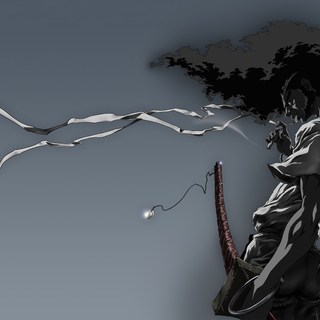 PC white and black samurai anime wallpaper