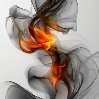 Gray smoke wallpaper