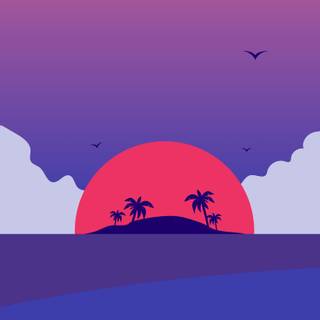 Colorful minimal wallpaper