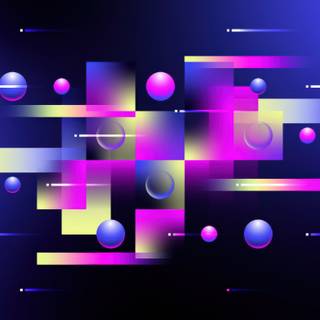 Colorful minimal wallpaper