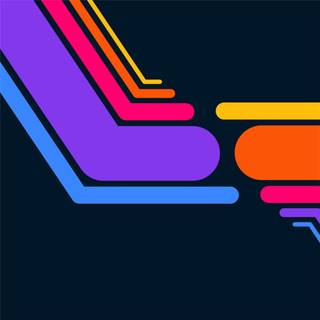 Colorful minimal wallpaper