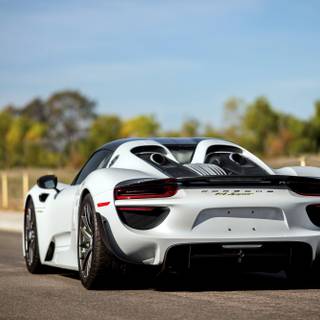Porsche 918 4k wallpaper