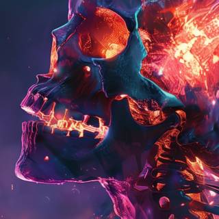 Skeletons 4k wallpaper