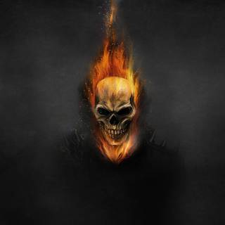 Skeleton dark wallpaper