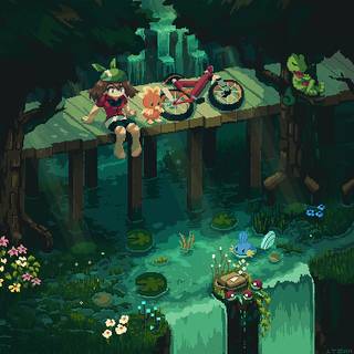 Pokémon pixel 4k wallpaper