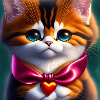 Animated cat 4k wallpaper