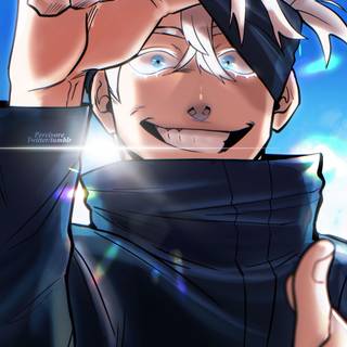 Satoru Gojo phone 4k wallpaper