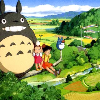 My Neighbor Totoro 4k wallpaper