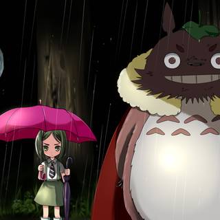 My Neighbor Totoro 4k wallpaper