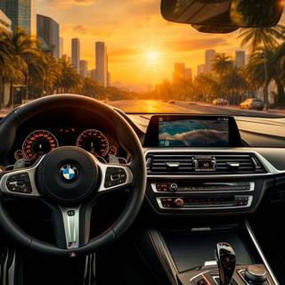 BMW interior phone wallpaper