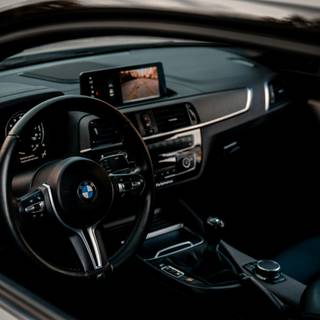 BMW interior 4k wallpaper