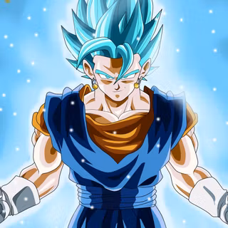 Blue Goku 4k wallpaper