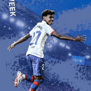 Lamine Yamal phone wallpaper