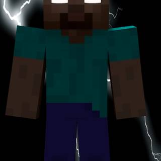 Herobrine phone wallpaper