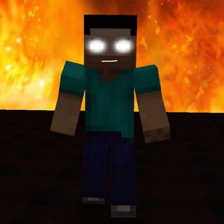 Herobrine phone wallpaper