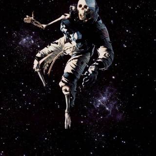 Dark space iPhone wallpaper