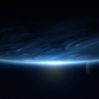 Dark space iPhone wallpaper