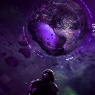 Dark space iPhone wallpaper