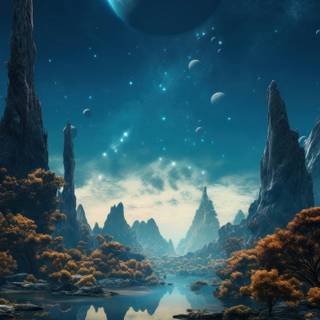 Dark space iPhone wallpaper