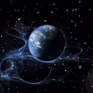 Dark space iPhone wallpaper