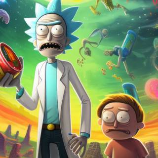 Rick Sanchez phone wallpaper