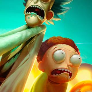 Rick Sanchez phone wallpaper