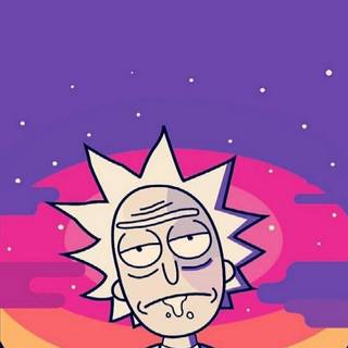 Rick Sanchez phone wallpaper