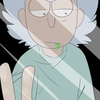 Rick Sanchez phone wallpaper