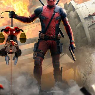 Deadpool iPhone 15 wallpaper