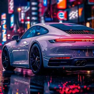 iPhone 14 neon wallpaper