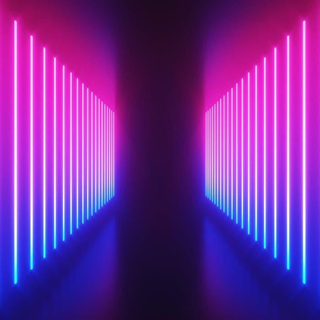 iPhone 14 neon wallpaper