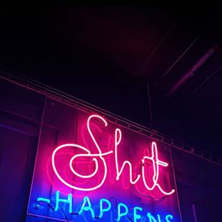 iPhone 14 neon wallpaper