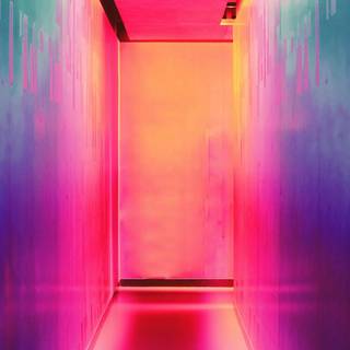 iPhone 14 neon wallpaper