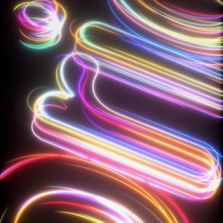 iPhone 14 neon wallpaper