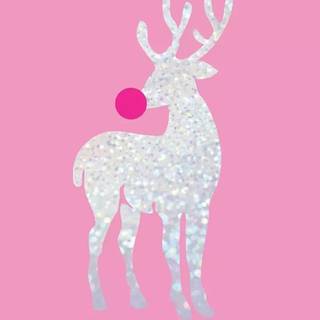 Christmas pink iPhone wallpaper