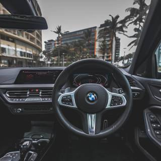BMW interior 4k wallpaper
