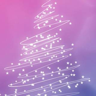Christmas pink iPhone wallpaper