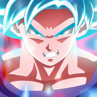 Goku Super Saiyan blue iPhone wallpaper