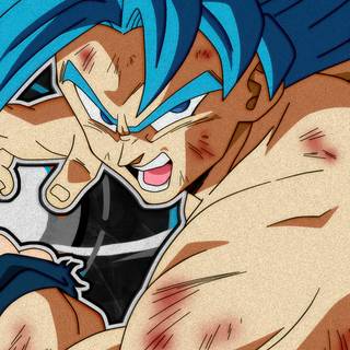 Goku Super Saiyan blue iPhone wallpaper