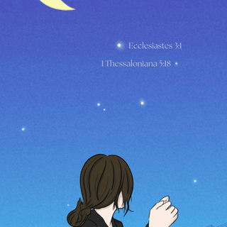 Night sky anime phone wallpaper