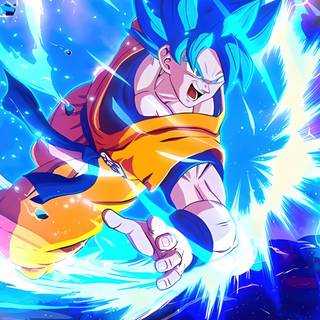 Goku Super Saiyan blue iPhone wallpaper