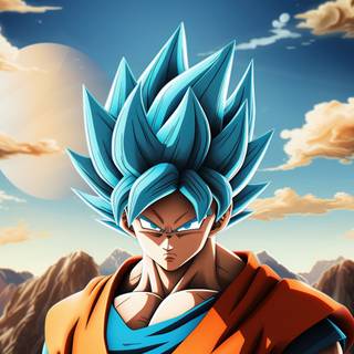 Goku Super Saiyan blue iPhone wallpaper