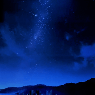 Night sky anime phone wallpaper