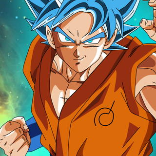 Goku Super Saiyan blue iPhone wallpaper