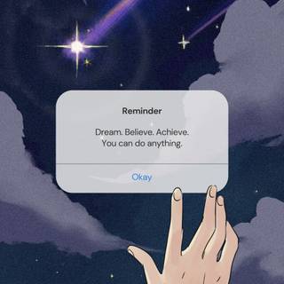 Night sky anime phone wallpaper