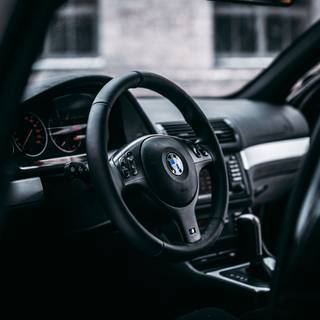 BMW interior 4k wallpaper