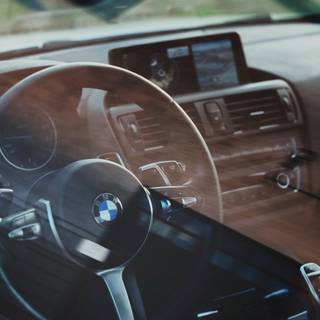 BMW interior 4k wallpaper