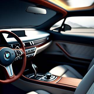 BMW interior 4k wallpaper