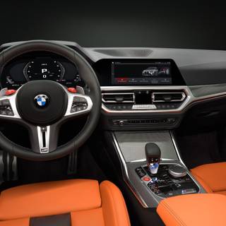 BMW interior 4k wallpaper
